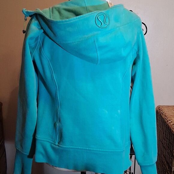 Lululemon Women's Teal Scuba Hoodie Jacket Size 8 - Picture 9 of 12